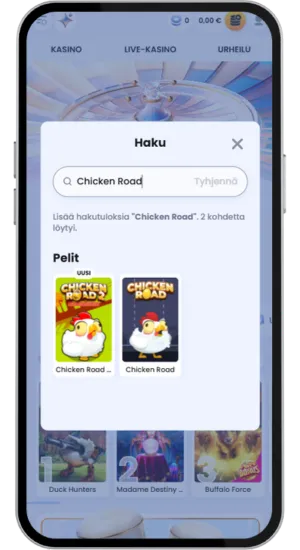 Etsi Chicken Road kasinolta
