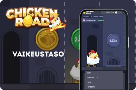 Säädettävä volatiliteetti Chicken Road