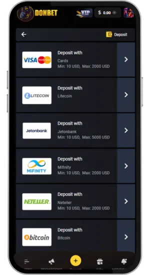 Casino deposit bonus